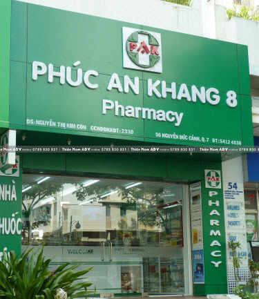 tủ quầy nhà thuốc